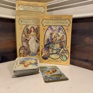 Vintage Victorian Fairy Tarot Card & Book Set Lunaea Weatherstone READ